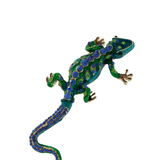 Tracey Salamander Brooch Green 102x56mm -DNSK Copenhagen