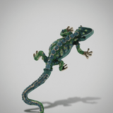 Tracey Salamander Brooch Green 102x56mm -DNSK Copenhagen