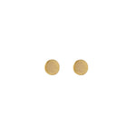 TYRA Waterproof 18K Gold Plated Post Earrings – Sanded Stainless Steel - DANSK Copenhagen