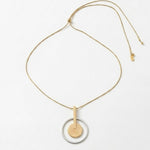 TYRA Waterproof 18K Gold Plated Statement Necklace – Adjustable Chain & Sanded Stainless Steel - DANSK Copenhagen