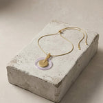 TYRA Waterproof 18K Gold Plated Statement Necklace – Adjustable Chain & Sanded Stainless Steel - DANSK Copenhagen