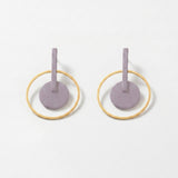 TYRA Waterproof 18K Gold Plated Statement Statement Earrings – Sanded Stainless Steel - DANSK Copenhagen