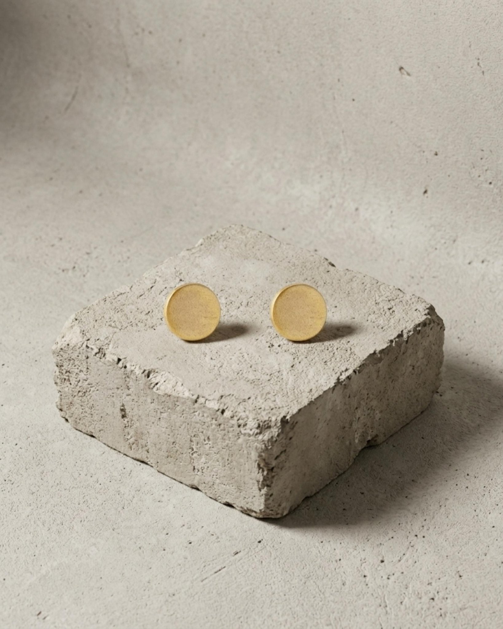 TYRA Waterproof Silver Stainless Steel Post Earrings – Sanded Finish - DANSK Copenhagen