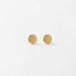 TYRA Waterproof Silver Stainless Steel Post Earrings – Sanded Finish - DANSK Copenhagen