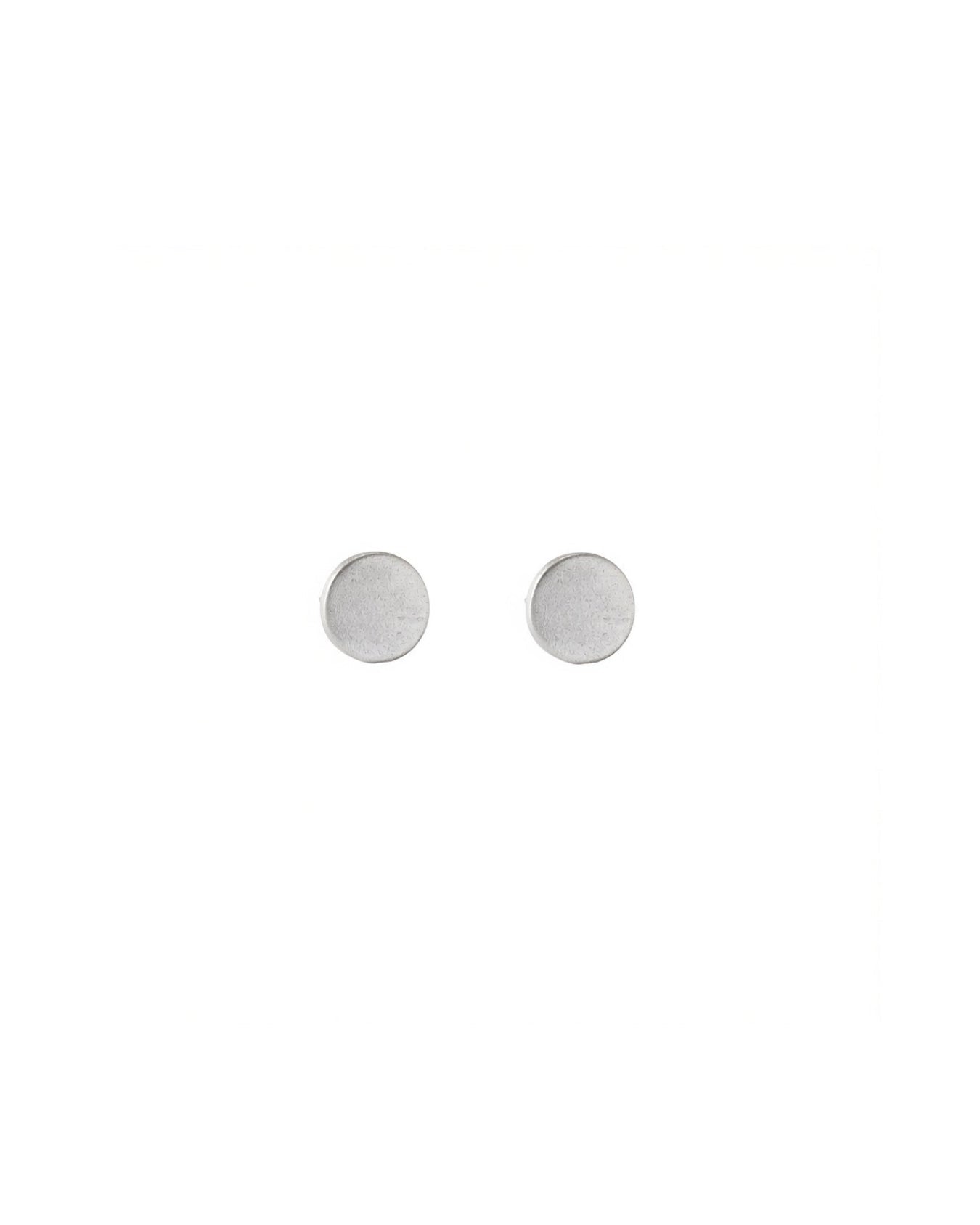 TYRA Waterproof Silver Stainless Steel Post Earrings – Sanded Finish - DANSK Copenhagen