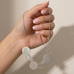 TYRA Waterproof Silver Stainless Steel Short Necklace – Sanded Finish - DANSK Copenhagen