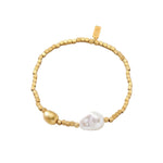 VERA Waterproof 18K Gold Plated Bracelet – Sanded Stainless Steel - DANSK Copenhagen