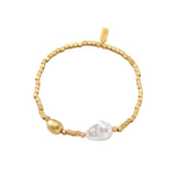 VERA Waterproof 18K Gold Plated Bracelet – Sanded Stainless Steel - DANSK Copenhagen