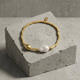 VERA Waterproof 18K Gold Plated Bracelet – Sanded Stainless Steel - DANSK Copenhagen