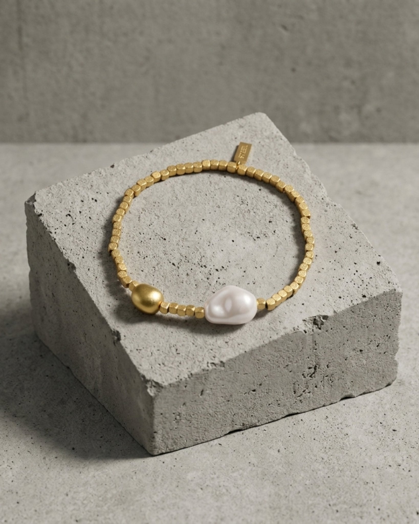 VERA Waterproof 18K Gold Plated Bracelet – Sanded Stainless Steel - DANSK Copenhagen