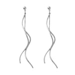 VERA Waterproof Silver Stainless Revolve Earring – Sanded Finish - DANSK Copenhagen