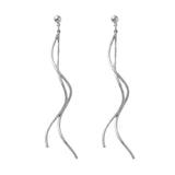 VERA Waterproof Silver Stainless Revolve Earring – Sanded Finish - DANSK Copenhagen