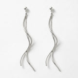 VERA Waterproof Silver Stainless Revolve Earring – Sanded Finish - DANSK Copenhagen