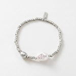 VERA Waterproof Silver Stainless Steel Bracelet – Sanded Finish - DANSK Copenhagen