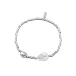 VERA Waterproof Silver Stainless Steel Bracelet – Sanded Finish - DANSK Copenhagen