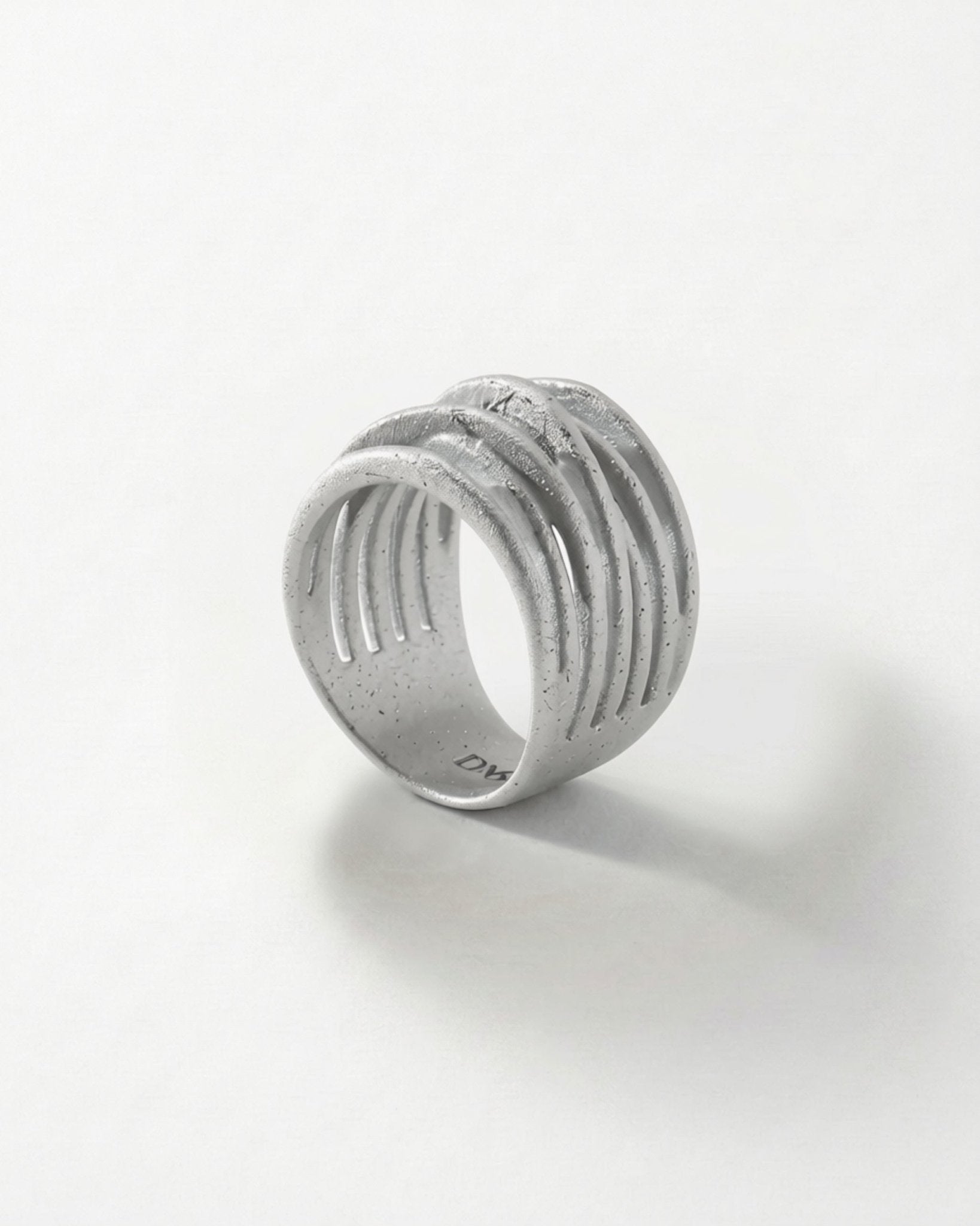 VERA Waterproof Silver Stainless Steel Wrap It Ring – Sanded Finish - DANSK Copenhagen