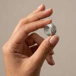 VERA Waterproof Silver Stainless Steel Wrap It Ring – Sanded Finish - DANSK Copenhagen
