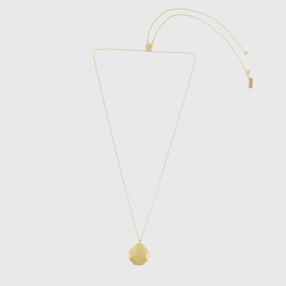 Theia Adjustable Facet Ball Necklace Gold Plating I Dansk Copenhagen