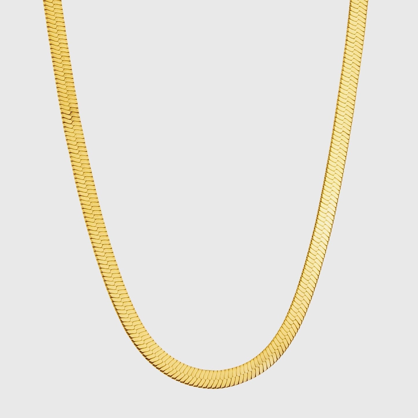 Passion Waterproof 4mm Snake Necklace 18K Gold Plating I Dansk Copenhagen
