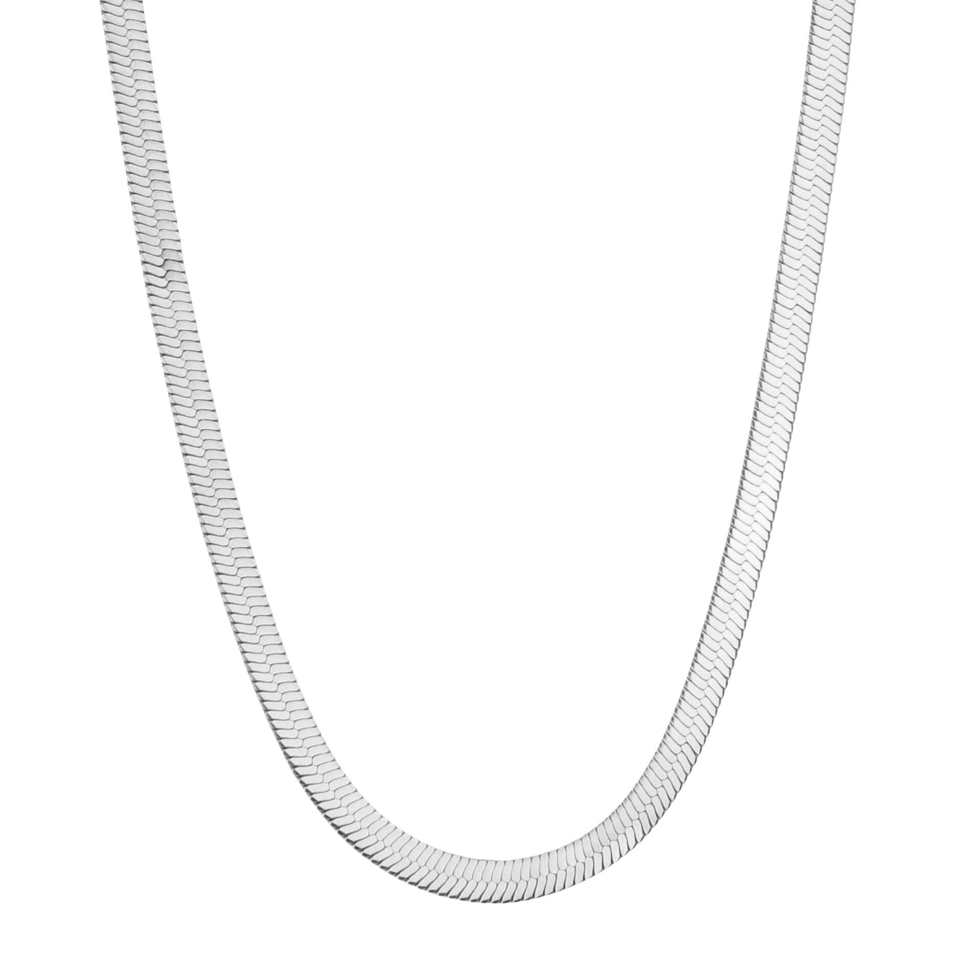 Passion Waterproof 4mm Snake Necklace Silver Plating I Dansk Copenhagen