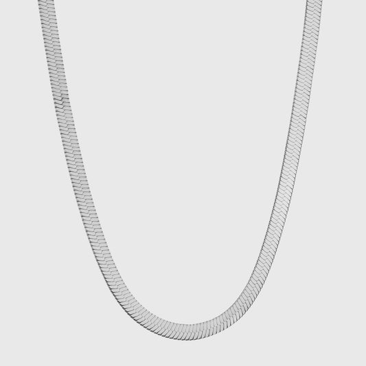 Passion Waterproof 4mm Snake Necklace Silver PlatingIDansk Copenhagen