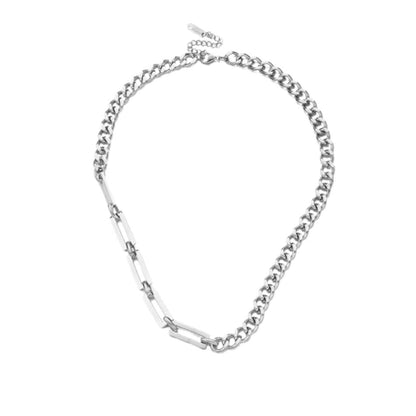 Courage Waterproof Link Necklace Silver PlatingIDansk Copenhagen